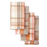 Linden Street Terra Harvest Plaid 4-pc. Napkins