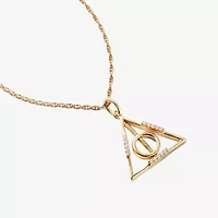 Harry Potter (F / Si2) Womens 1/10 CT. T.W. Lab Grown White Diamond 14K Gold Over Silver 16 Inch Pendant Necklace