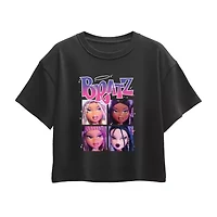 Little & Big Kid Girls Crew Neck Short Sleeve Regular Fit Bratz Dolls Graphic T-Shirt