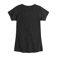 Little & Big Kid Girls Crew Neck Short Sleeve Regular Fit Barbie Graphic T-Shirt