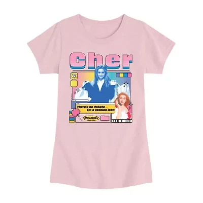 Little & Big Kid Girls Crew Neck Short Sleeve Regular Fit Graphic T-Shirt