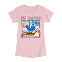 Little & Big Kid Girls Crew Neck Short Sleeve Regular Fit Graphic T-Shirt
