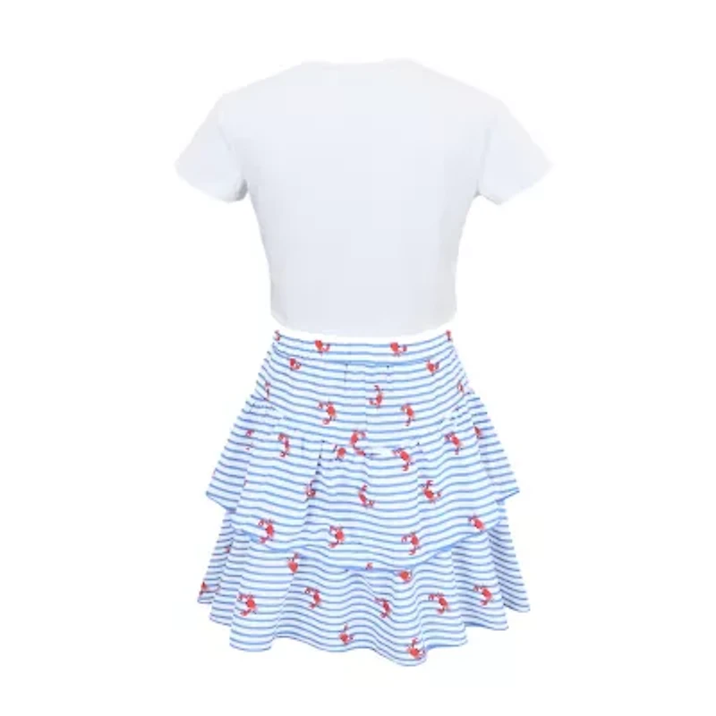 Lilt Little & Big Kid Girls 2-pc. Skirt Set