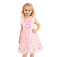 Lilt Little Girls Sleeveless A-Line Dress