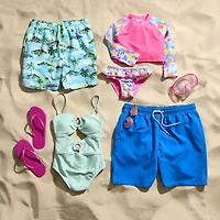 Thereabouts Little & Big Kid Boys Swim Trunks