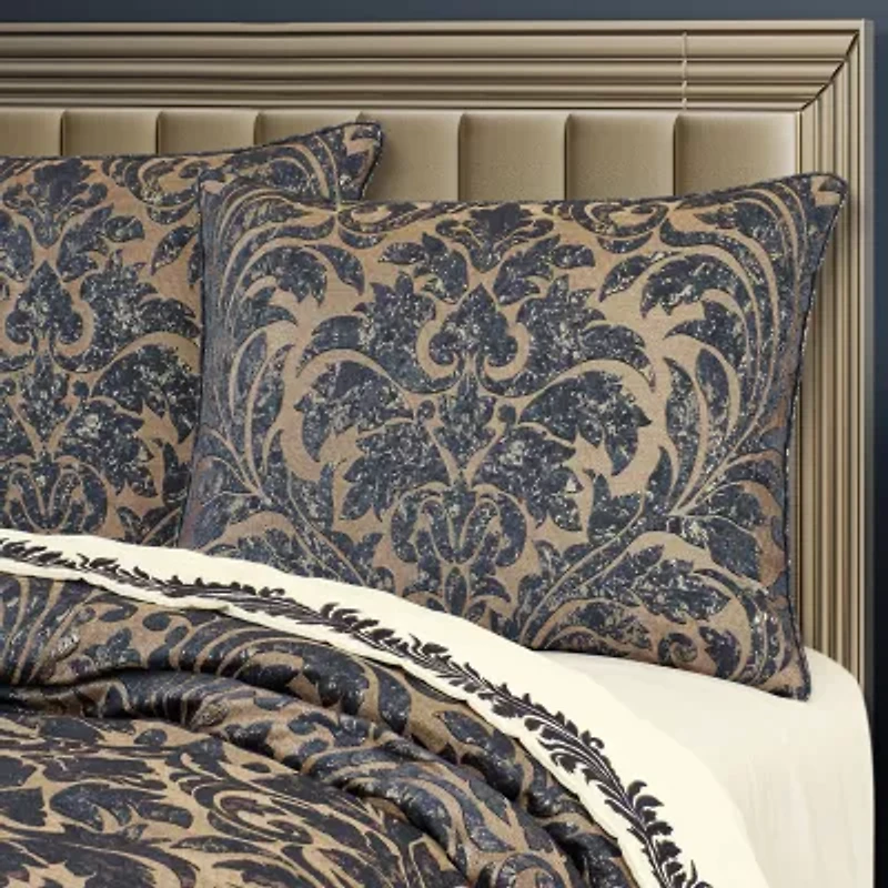 Queen Street Gildestone 4-pc. Embellished Comforter Set