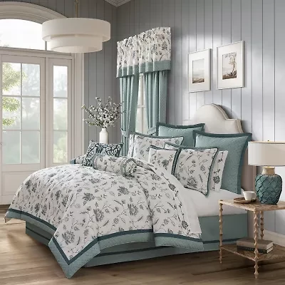 Queen Street Brookside 4-pc. Embellished Comforter Set