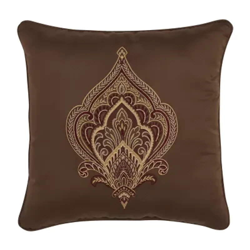 Five Queens Court Octavia Square Throw Pillow