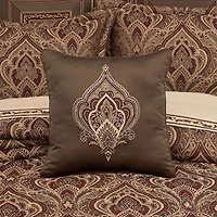 Five Queens Court Octavia Square Throw Pillow