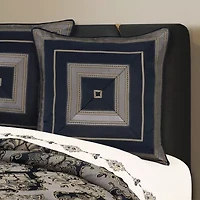 Five Queens Court Briarwood Reversible Euro Sham