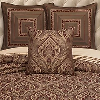 Five Queens Court Octavia Square Throw Pillow