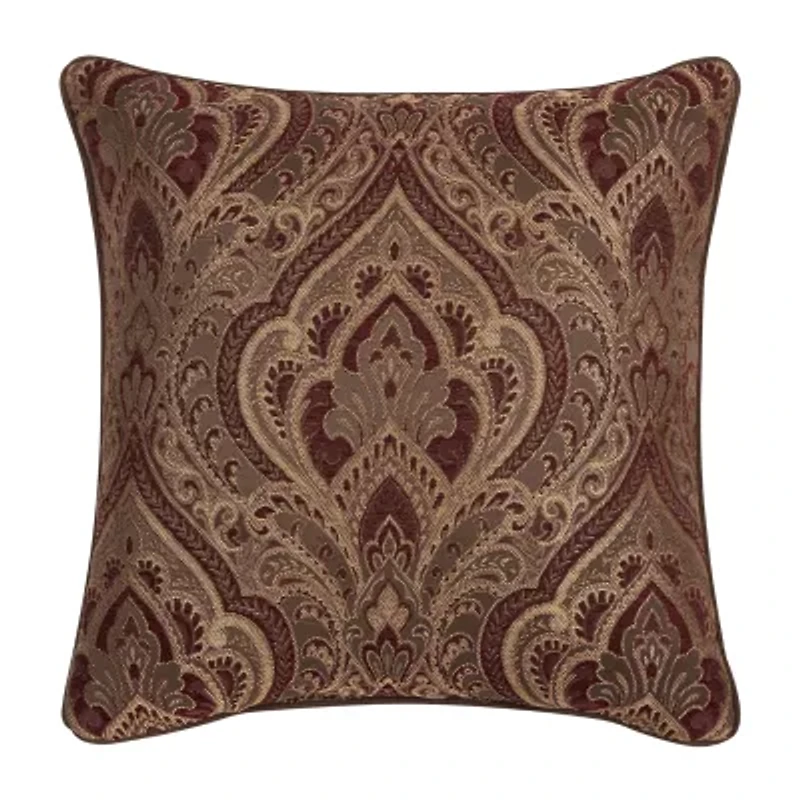 Five Queens Court Octavia Square Throw Pillow