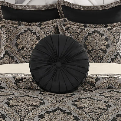 Five Queens Court Hawthorne Round Throw Pillow