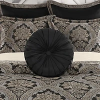 Five Queens Court Hawthorne Round Throw Pillow