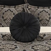 Five Queens Court Hawthorne Round Throw Pillow