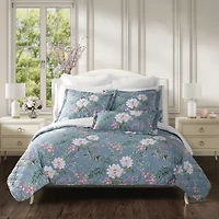 Queen Street Selma Embellished Quilt Set