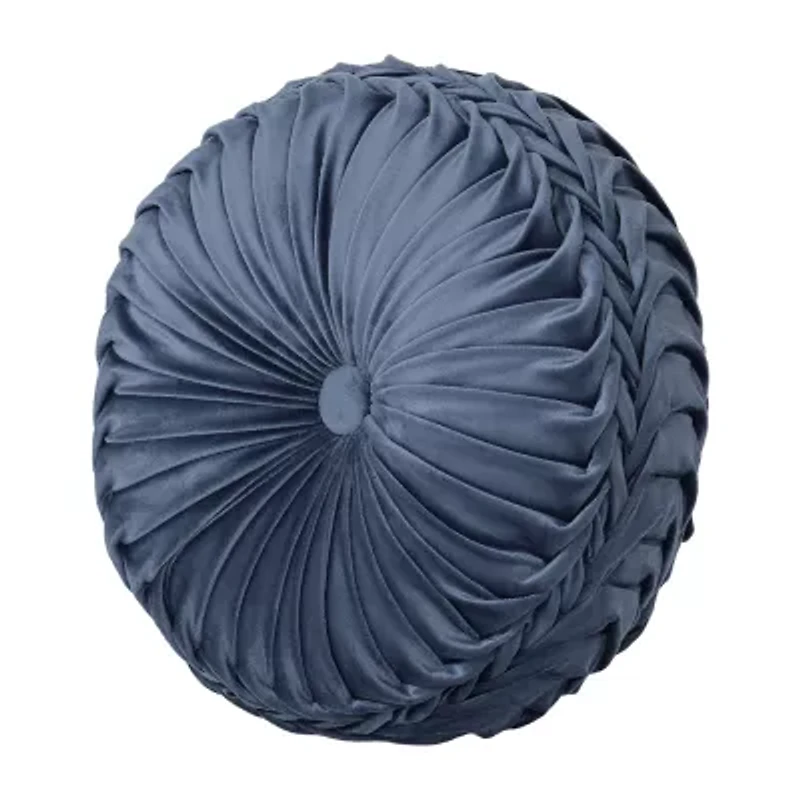 Five Queens Court Marietta 1 Pair Round Throw Pillow