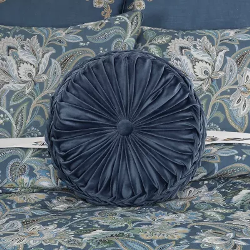 Five Queens Court Marietta 1 Pair Round Throw Pillow