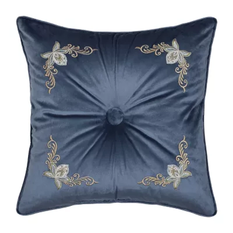 Five Queens Court Marietta Square Throw Pillow