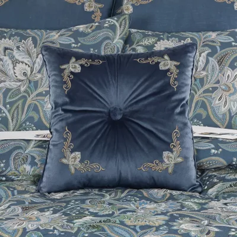 Five Queens Court Marietta Square Throw Pillow