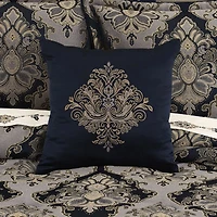 Five Queens Court Briarwood Square Throw Pillow