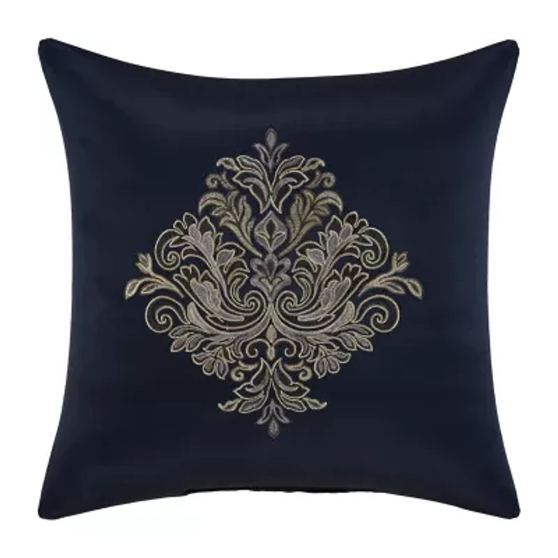 Five Queens Court Briarwood Square Throw Pillow