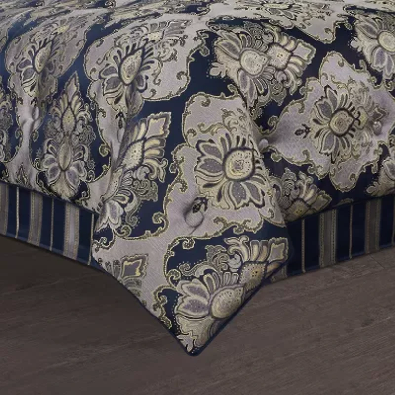 Five Queens Court Briarwood 4-pc. Embellished Comforter Set