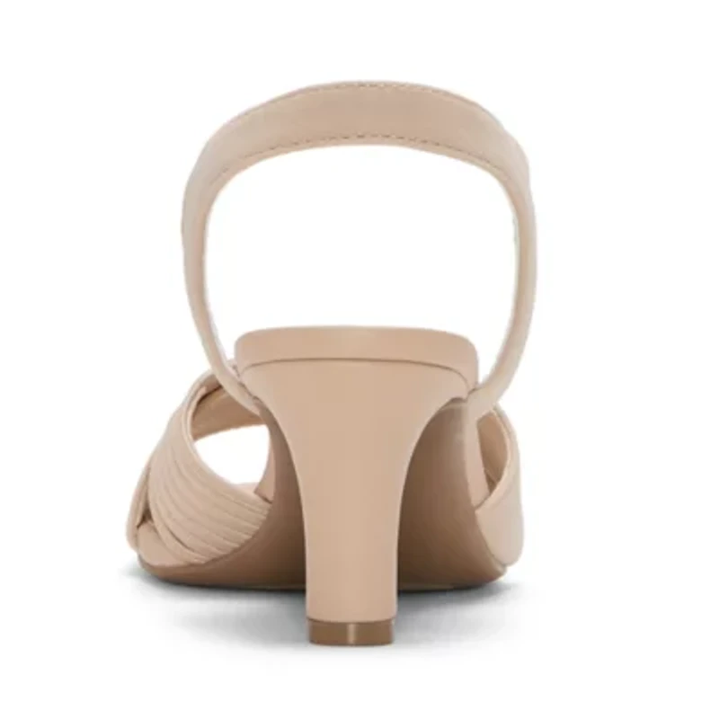 east 5th Nelty Womens Round Open Toe Block Heel Pumps