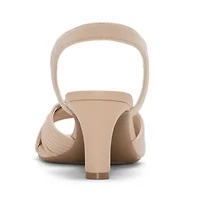 east 5th Nelty Womens Round Open Toe Block Heel Pumps