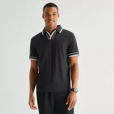 Stylus Mens Regular Fit Short Sleeve Polo Shirt