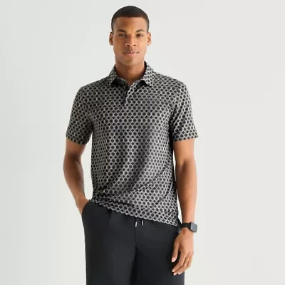 Stylus Mens Fitted Short Sleeve Polo Shirt