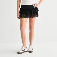 Forever 21 Womens Juniors Flared Skirt