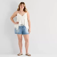 Forever 21 Womens Juniors Plus Babydoll Top