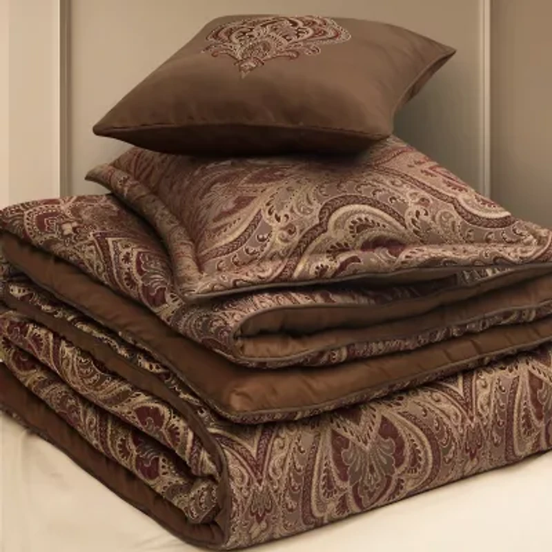 Five Queens Court Octavia 4-pc. Embellished Comforter Set