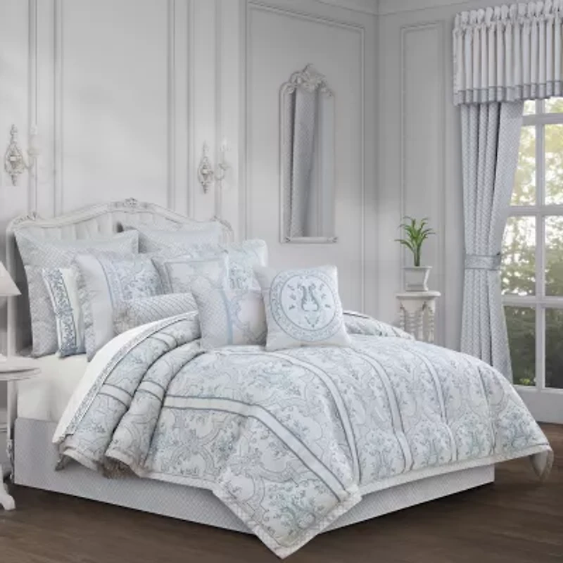 Queen Street Bellfield 4-pc. Embellished Comforter Set
