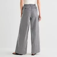 Worthington Womens Wide Leg High Rise Trouser