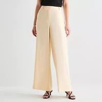 Worthington Womens Wide Leg High Rise Trouser