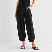 a.n.a Womens Cinched Pull-On Pant
