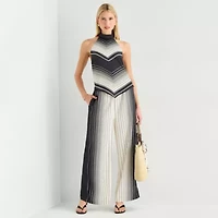 Worthington Womens Wide Leg Mid Rise Trouser