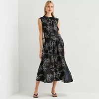 Worthington Womens Midi Full Skirt