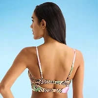 Mynah Womens Removable Straps Midkini Swimsuit Top
