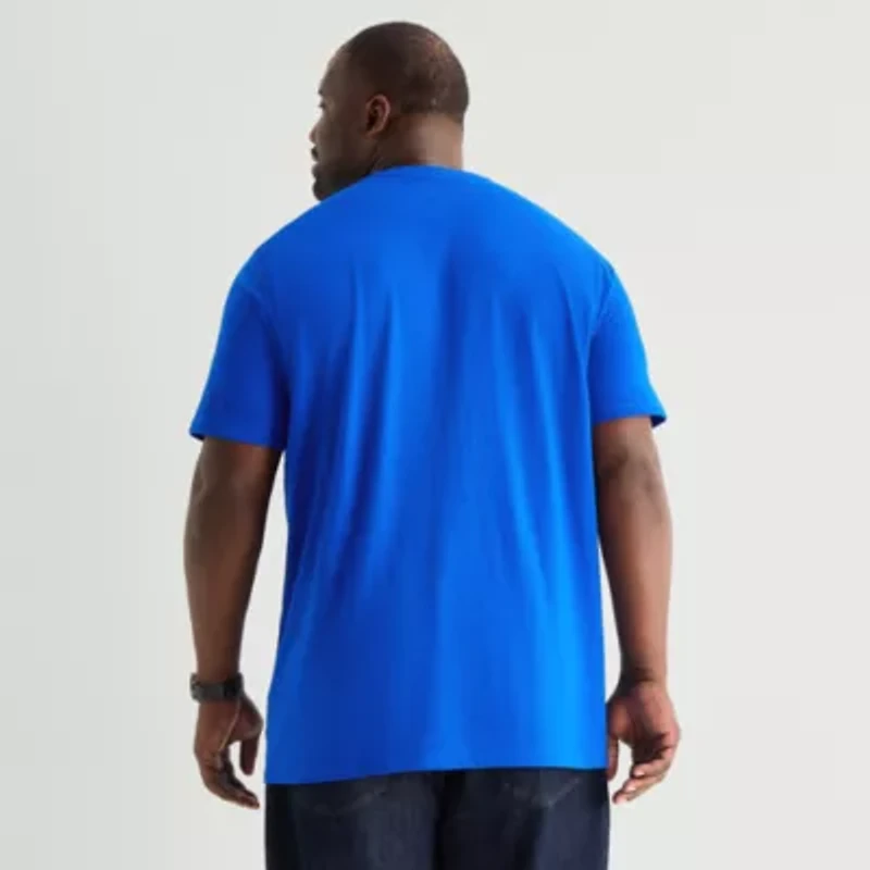 St. John's Bay Super Soft Mens Crew Neck Short Sleeve Quick Dry Big and Tall T-Shirt