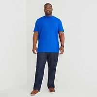 St. John's Bay Super Soft Mens Crew Neck Short Sleeve Quick Dry Big and Tall T-Shirt