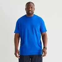 St. John's Bay Super Soft Mens Crew Neck Short Sleeve Quick Dry Stretch Fabric Big and Tall T-Shirt