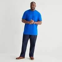 St. John's Bay Super Soft Mens Crew Neck Short Sleeve Quick Dry Stretch Fabric Big and Tall T-Shirt