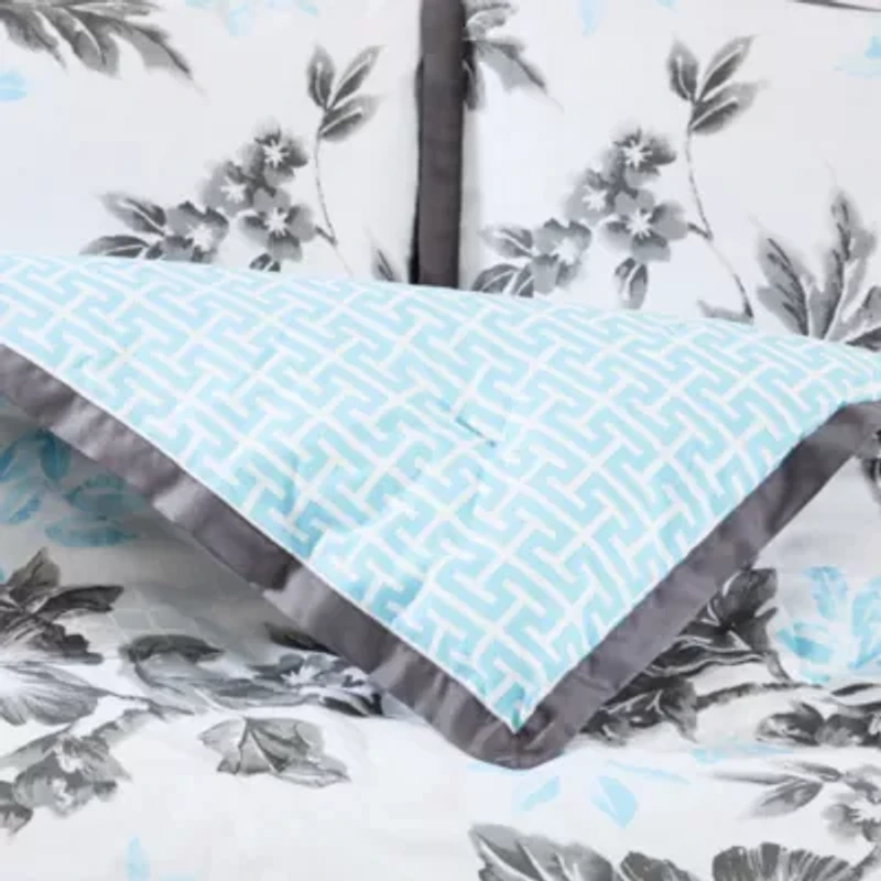 Liz Claiborne Emmaline 3-pc. Floral Reversible Comforter Set
