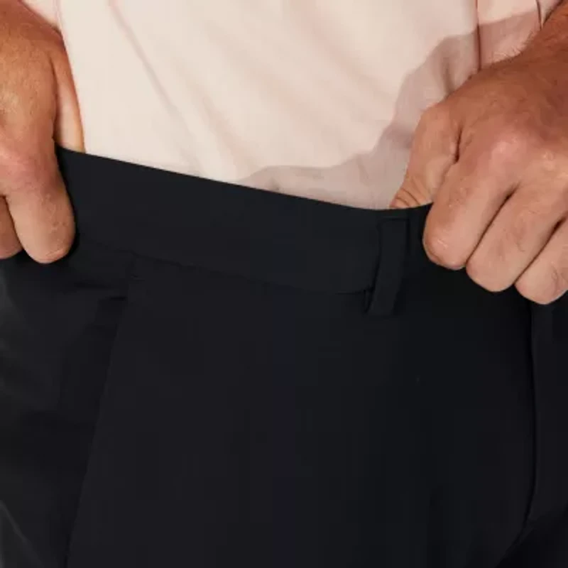 Haggar JMH Premium Mens Comfort Waistband Slim Fit Dress Flat Front Pant