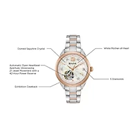 Bulova Sutton Womens Automatic Two Tone Bracelet Watch 98p170
