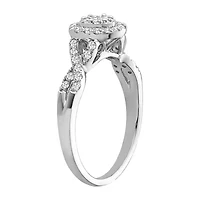Womens 1/2 CT. Natural White Diamond 10K Gold Round Bridal Set