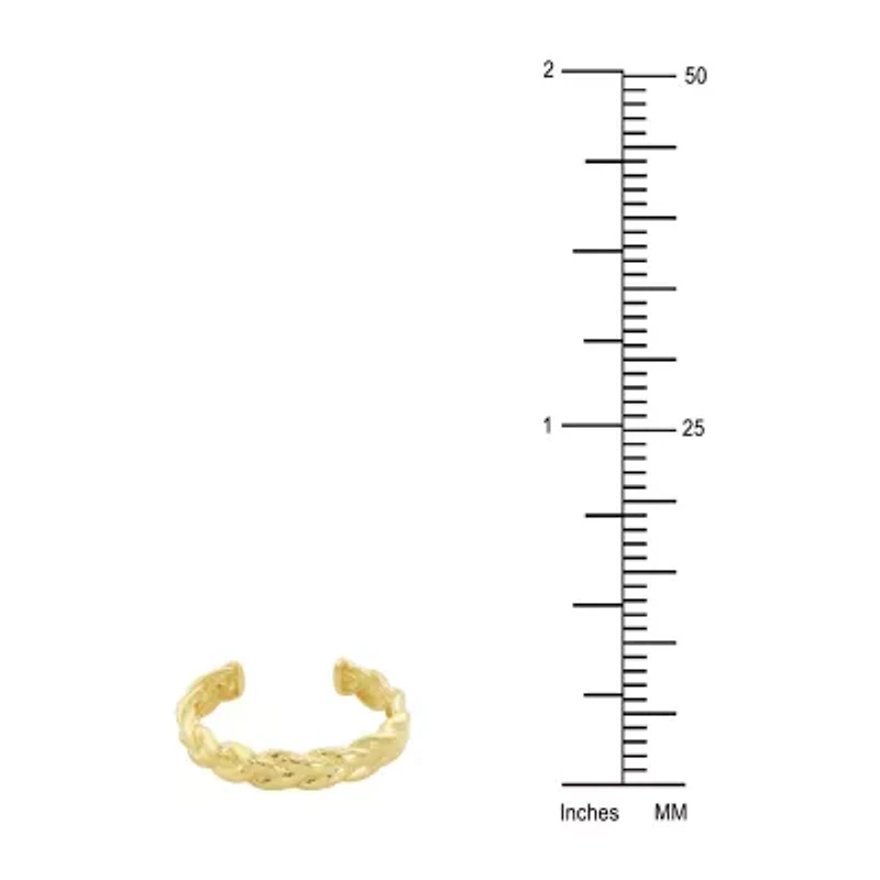 Adjustable 10K Gold Adjustable Toe Ring